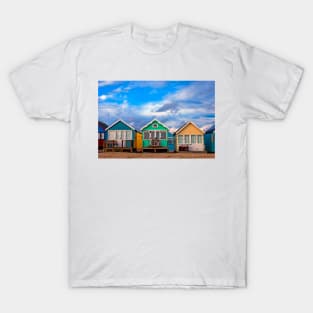 Beach Huts Hengistbury Head Bournemouth Dorset UK T-Shirt